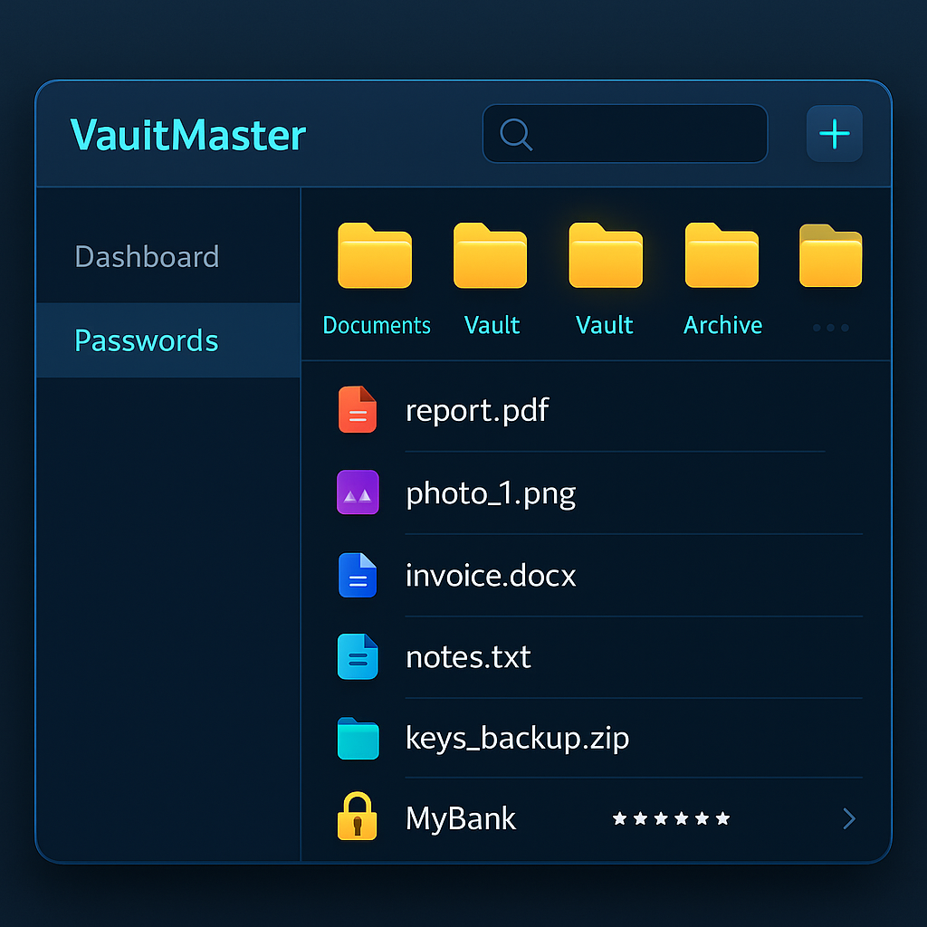 Traveler Mode - VaultMaster's quick file navigation interface